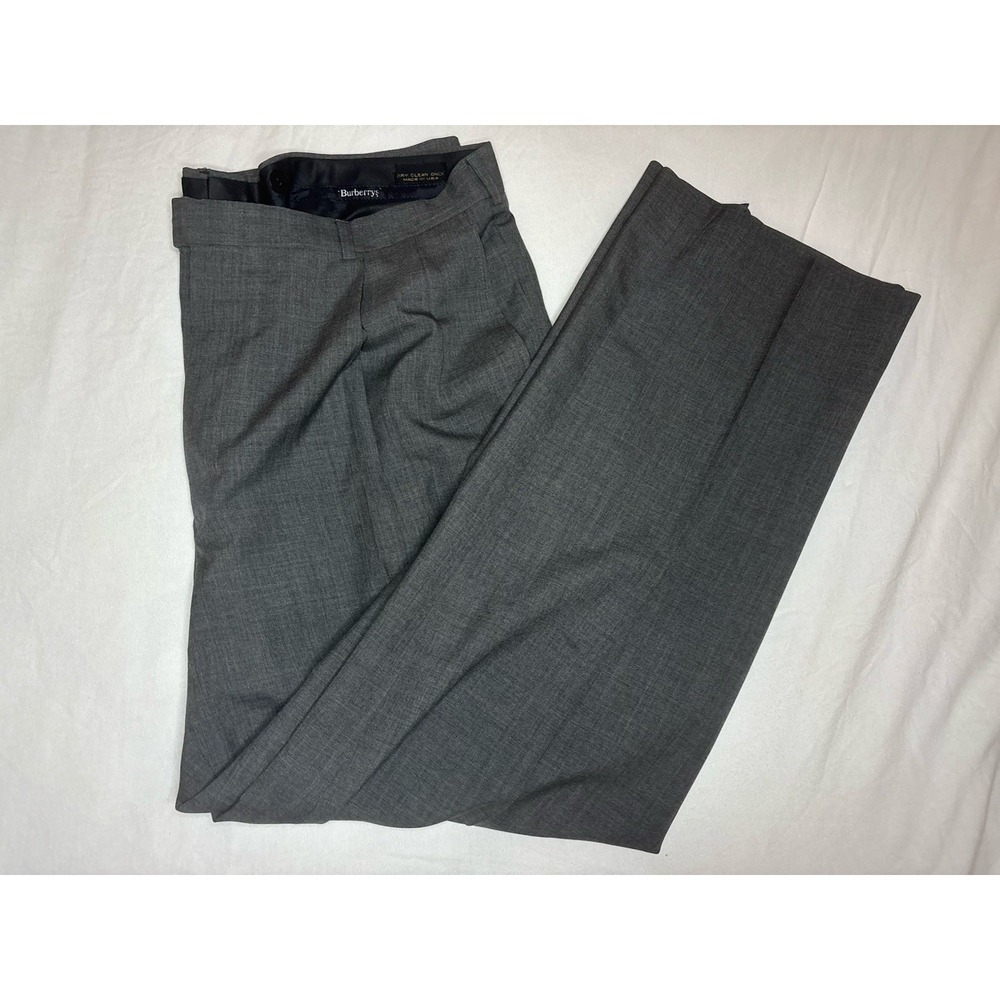 Burberry Men's Gray Dress Pants